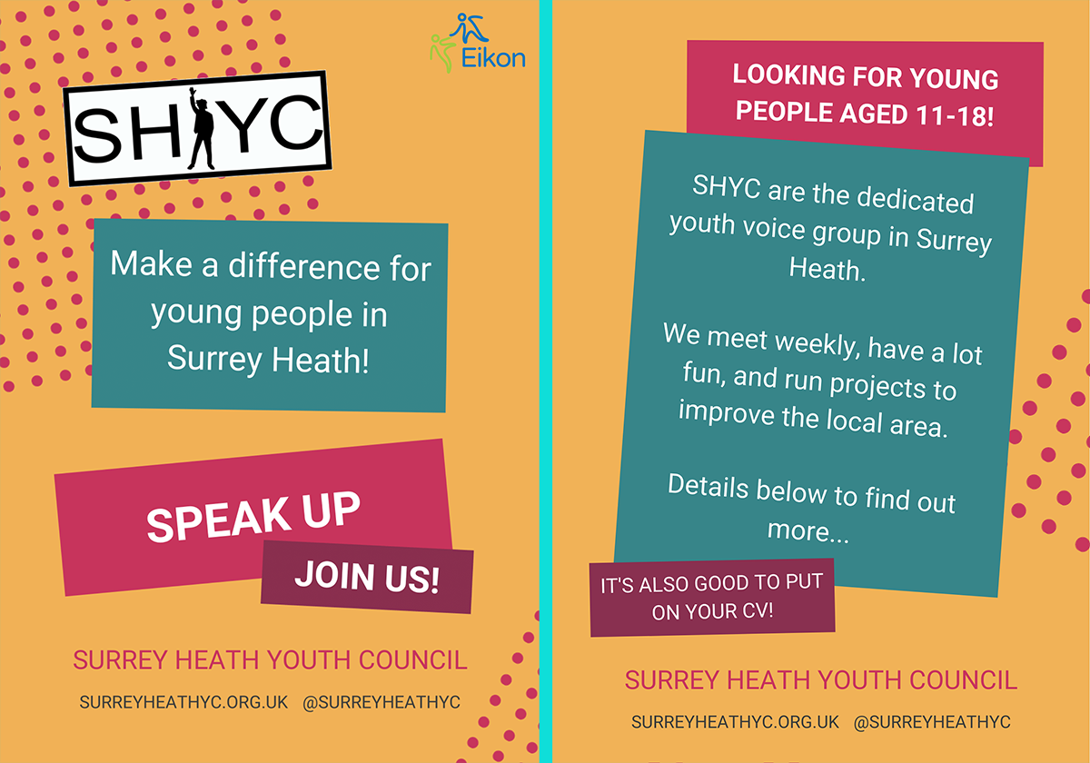 Surrey Heath Youth Council poster