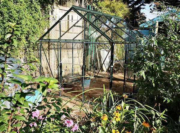 Greenhouse in hopes and dreams garden