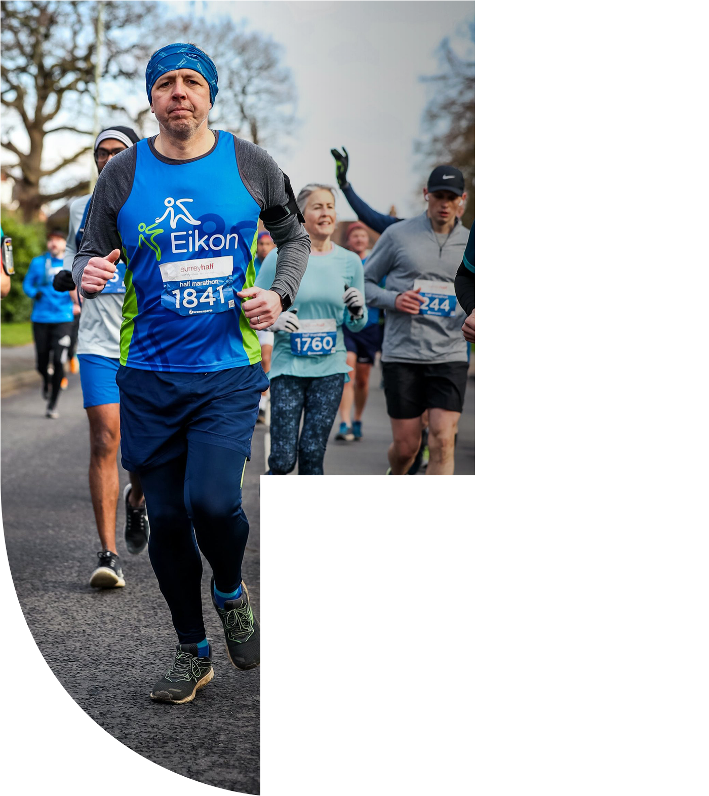 Man running the Marathon