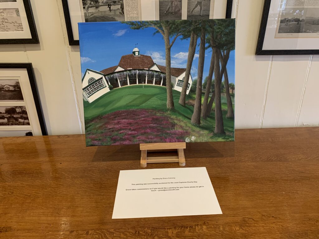 Woking Golf Club Charity Day art prize