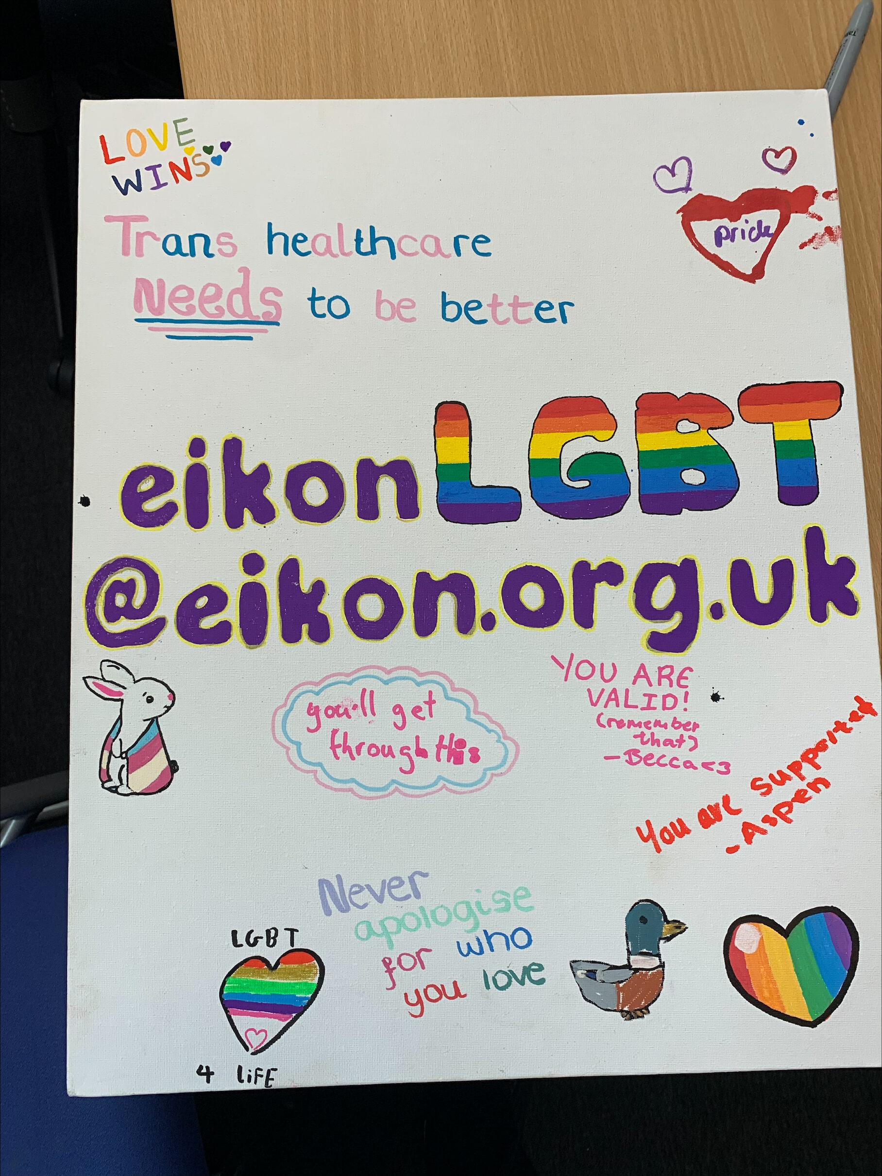 Eikon LGBTQ+ pride mural